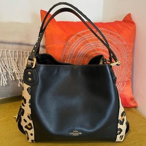Coach Leopard 31 Edie Shoulder Bag